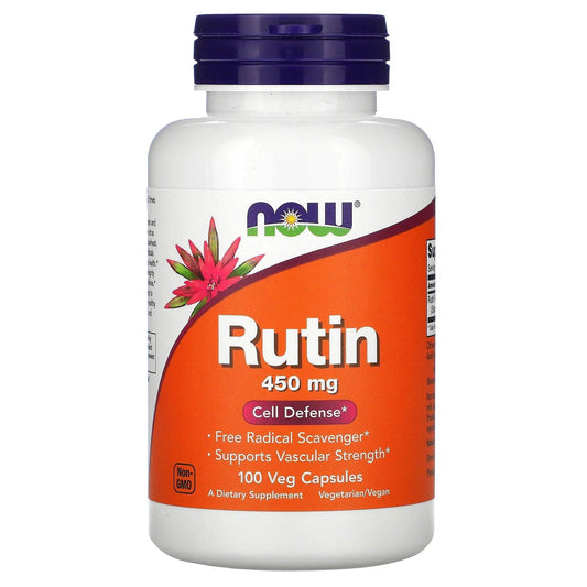 Now Rutin 450mg Veg Capsules - Brivane
