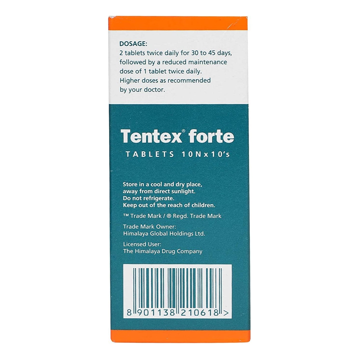 Tentex Forte Tablets By Himalaya - 10 Tablets (Pack of 10) - Brivane