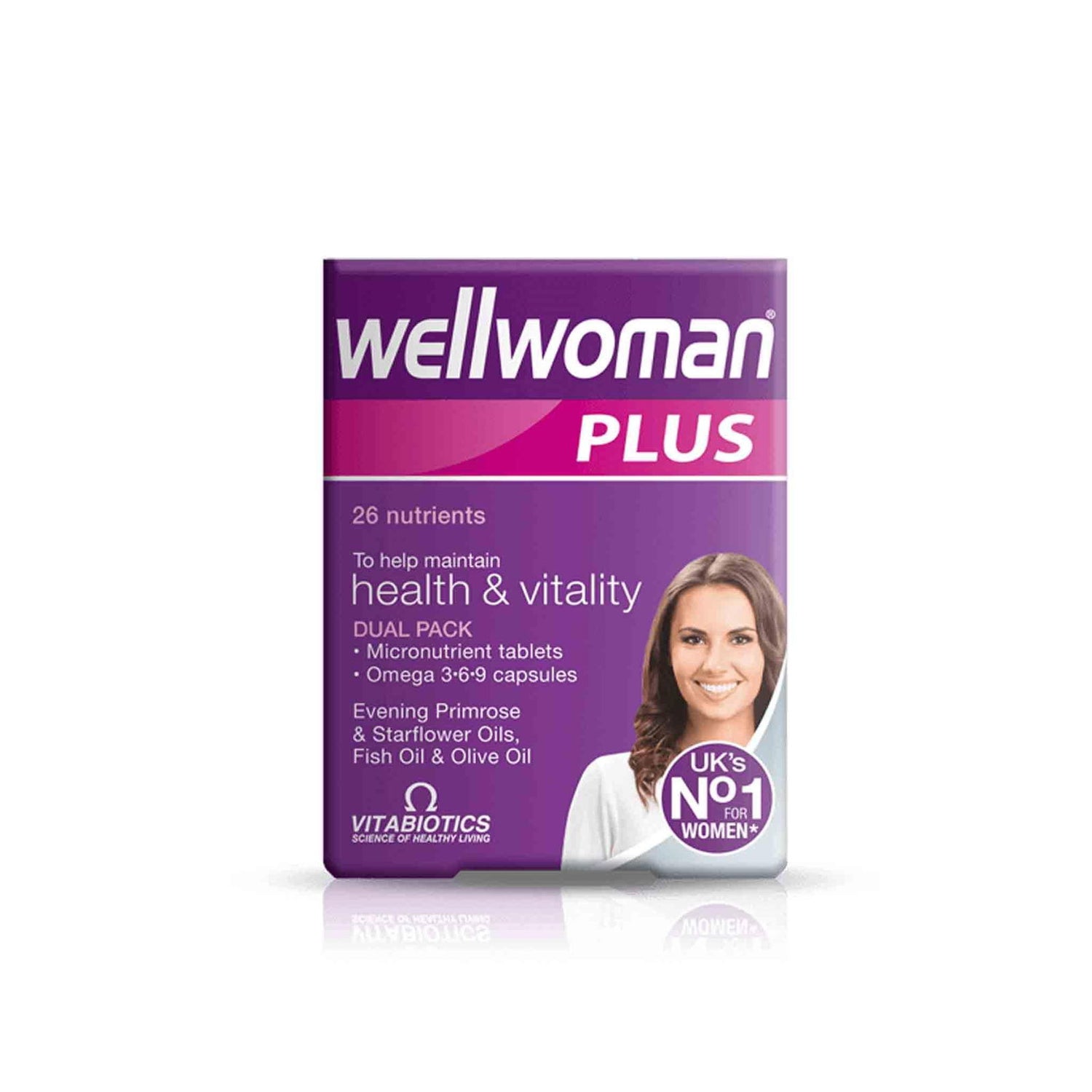 Wellwoman Plus Omega 3-6-9 By Vitabiotics - Brivane