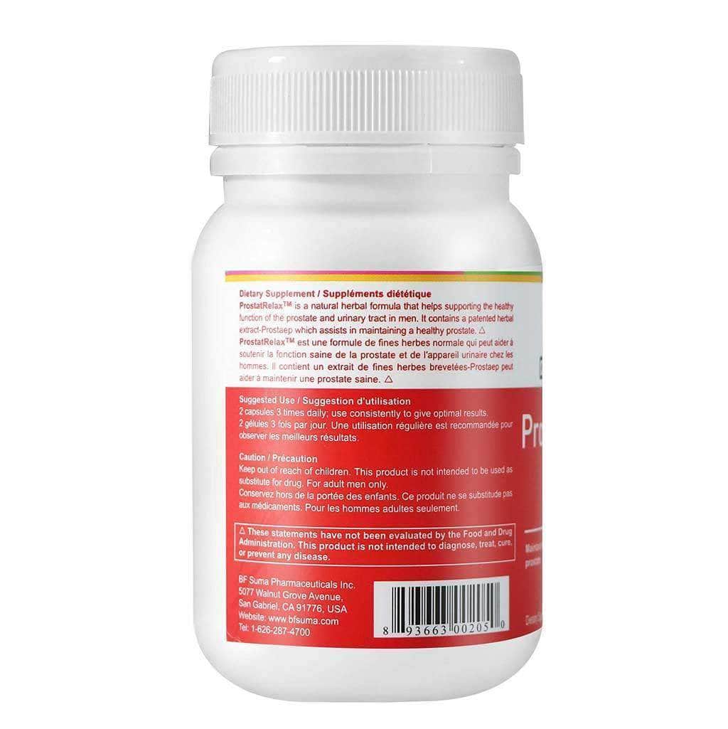 Bf Suma Prostate Relax Capsules For Men Side View