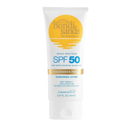 Bondi Sands Fragrance Free Daily Sunscreen Face Lotion Spf 50