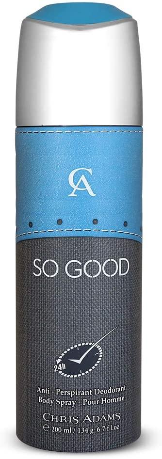Chris Adams So Good Deodorant Spray