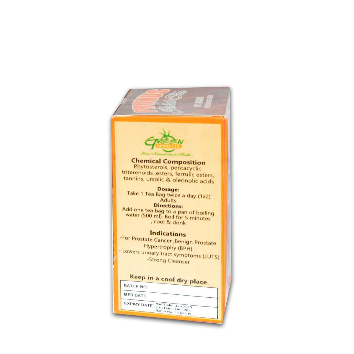 Green Herbs Prunus Herbal Tea