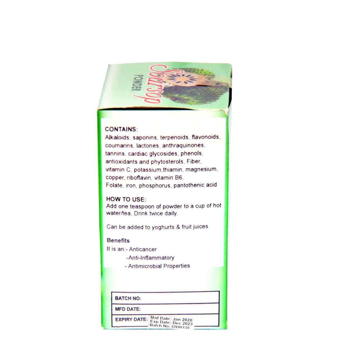 Green Herbs Soursop Fruit Powder 50g