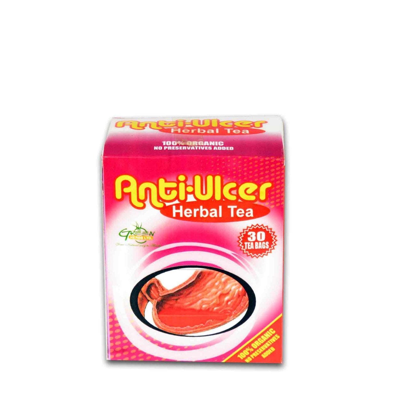 Green Herbs Tea For Stomach Ulcer