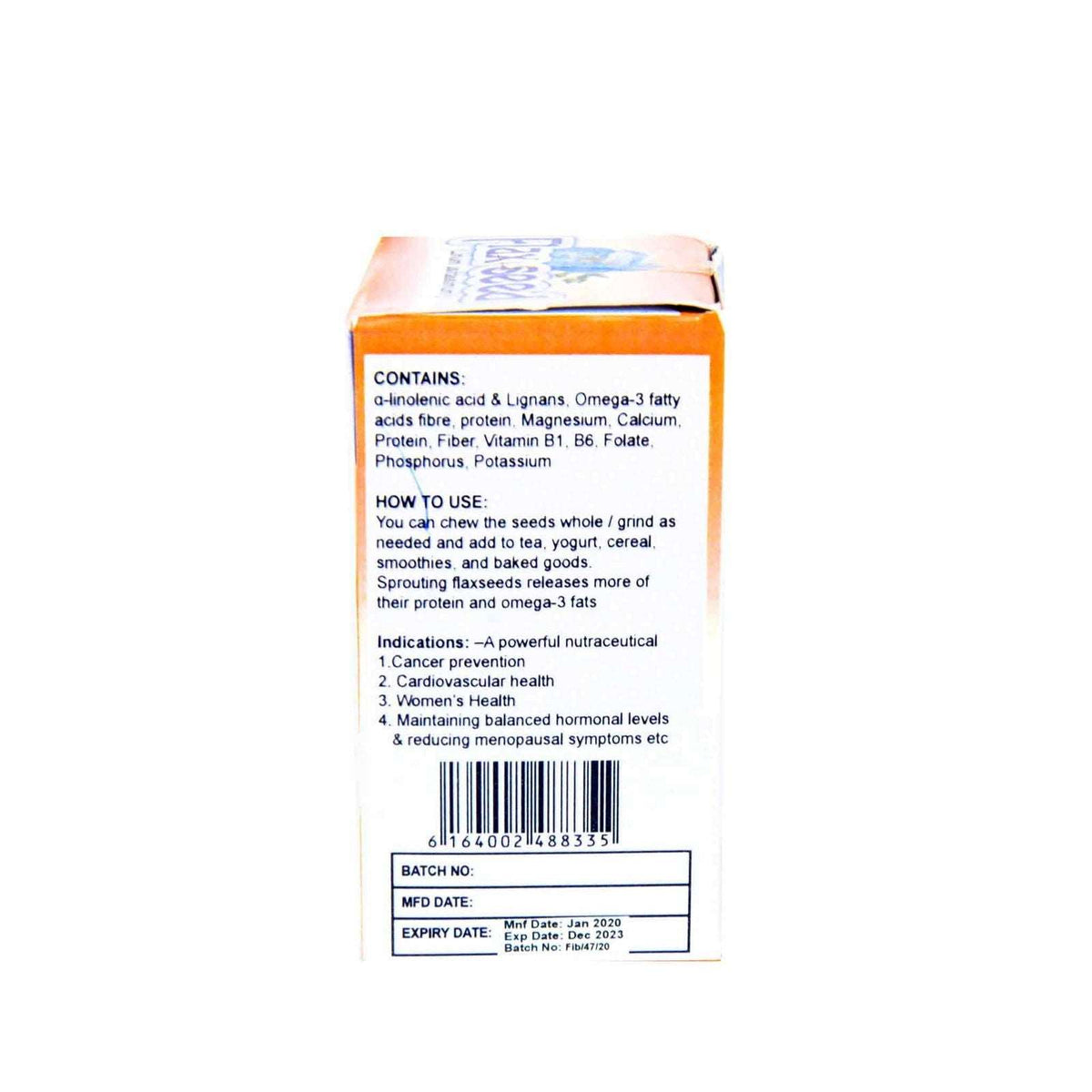 Green Herbs Whole Flaxseeds 50g