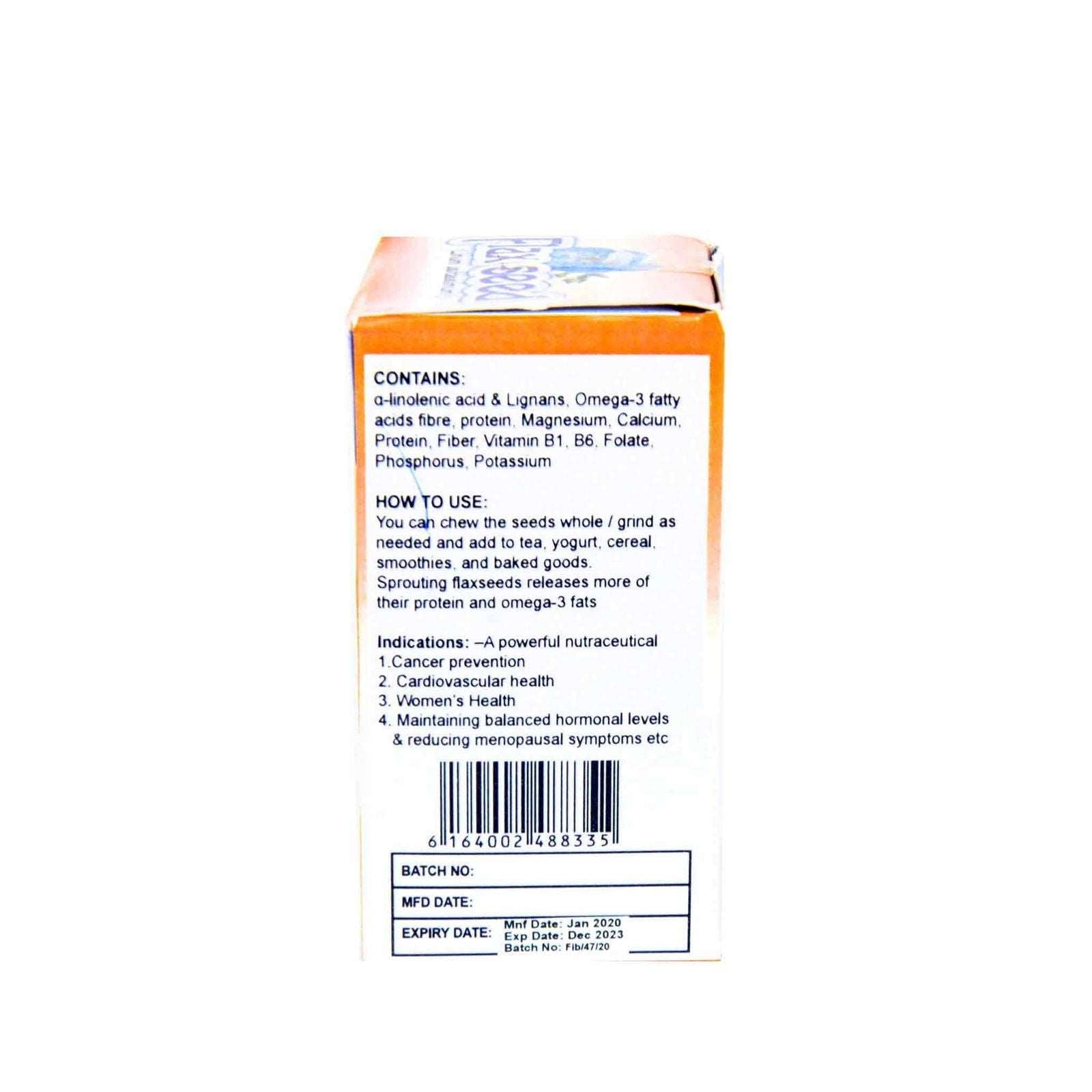 Green Herbs Whole Flaxseeds 50g