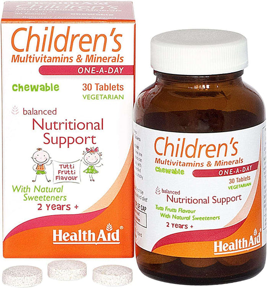 Health Aid Children S Multivitamins Minerals Chewable Tablets