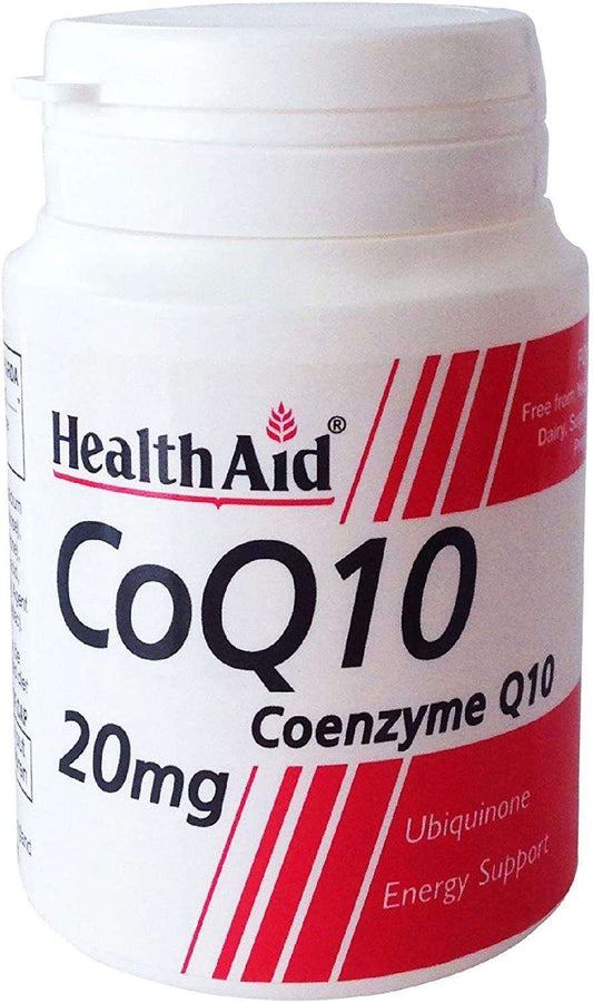 Health Aid Coenzyme Q10 Coq10 20mg Tablets