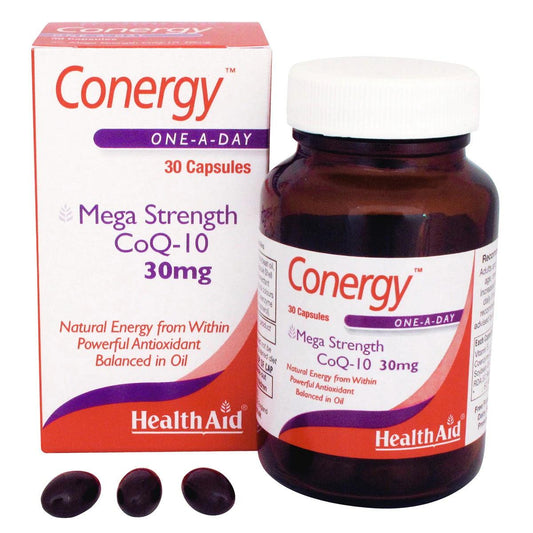 Health Aid Conergy Coenzyme Q10 Capsules