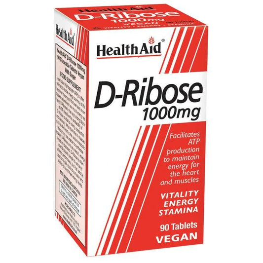 Health Aid D Ribose 1000mg Tablets