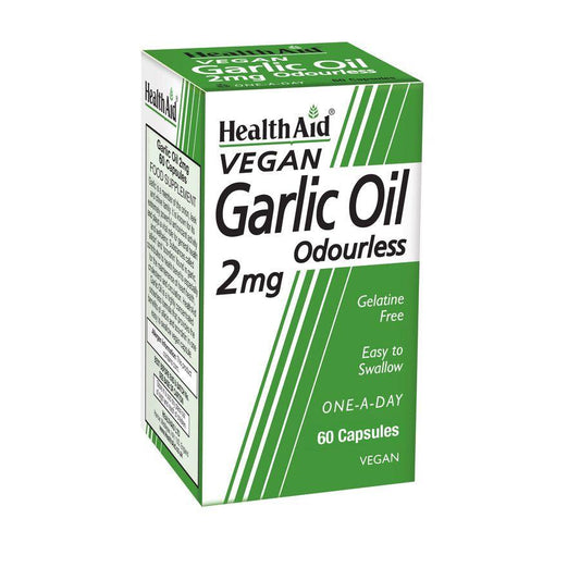 Health Aid Garlic Oil 2mg Odourless Capsules
