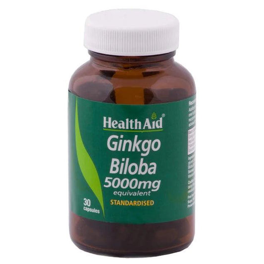 Health Aid Ginkgo Biloba 5000mg Capsules