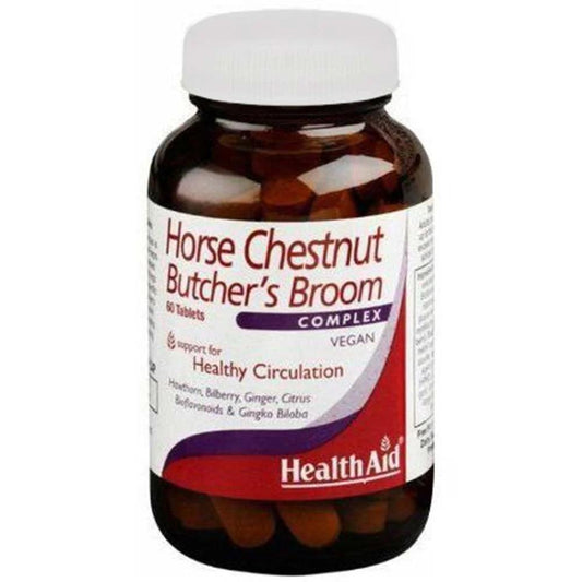 Health Aid Horse Chestnut Butchers Broom Complex Tablets