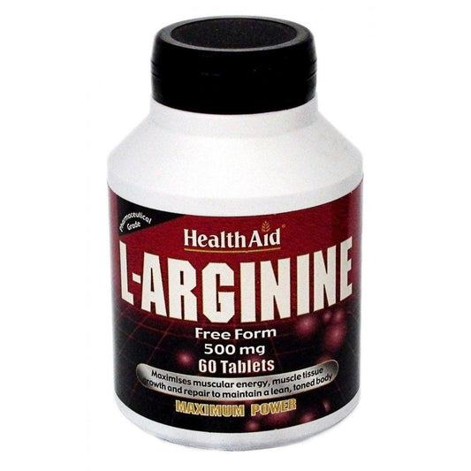 Health Aid L Arginine 500mg Tablets
