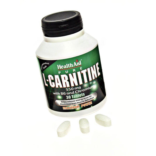 Health Aid L Carnitine 550mg Tablets