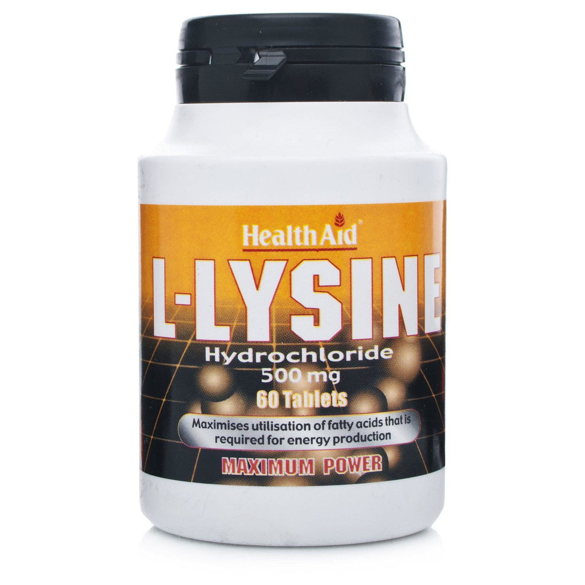 Health Aid L Lysine Hci 500mg Tablets
