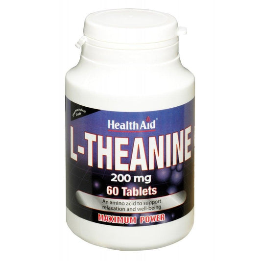Health Aid L Theanine 200mg Tablets