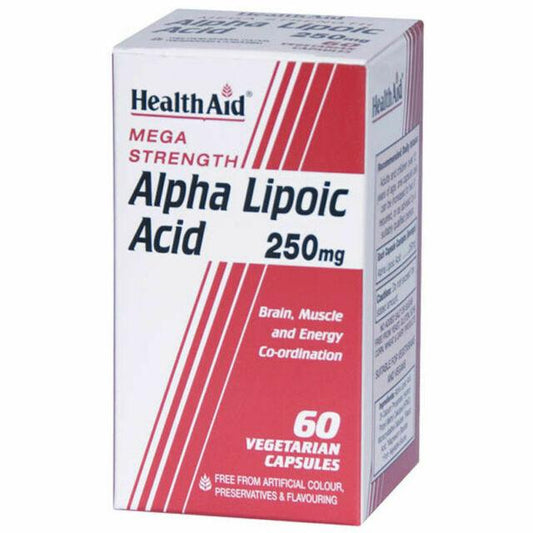 Health Aid Lipoic Acid 250mg Capsules