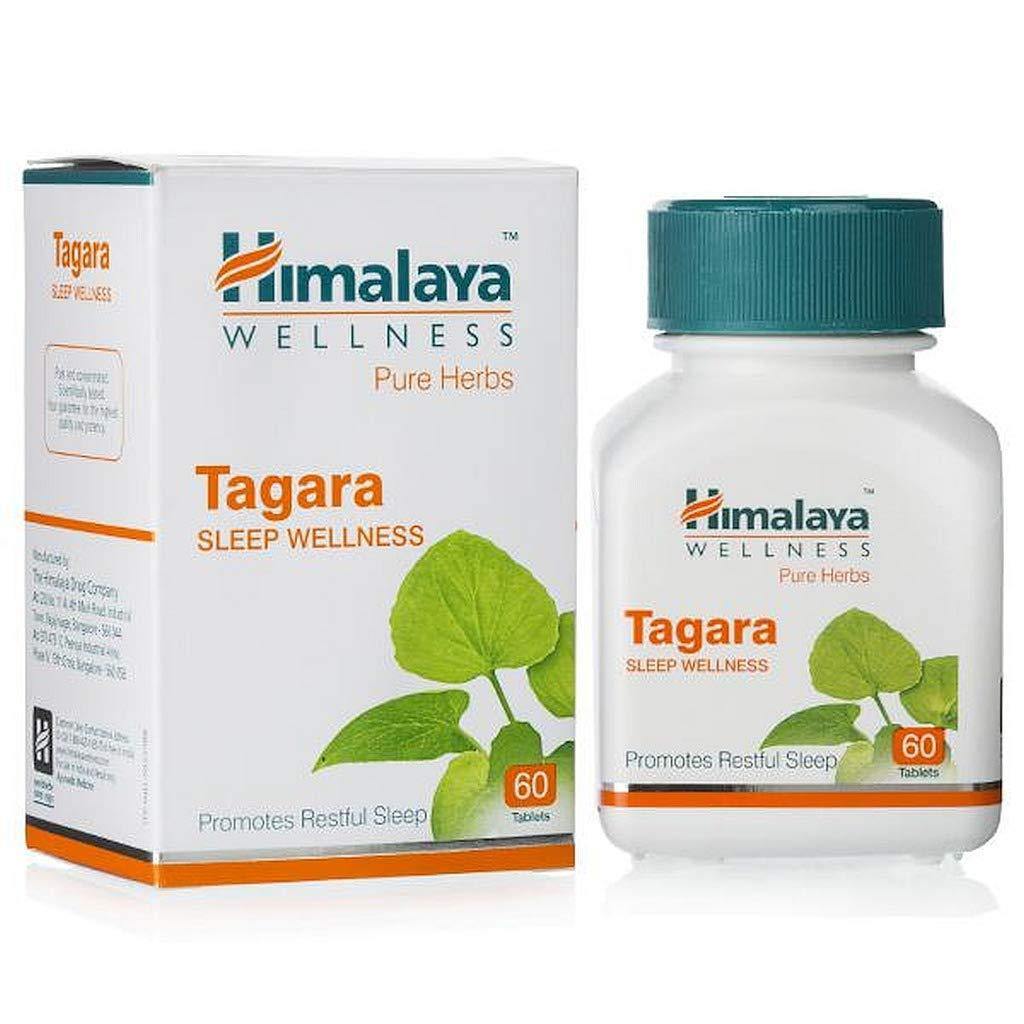Himalaya Tagara Sleep Wellness Tablets Promotes Restful Sleep 60 Tablets