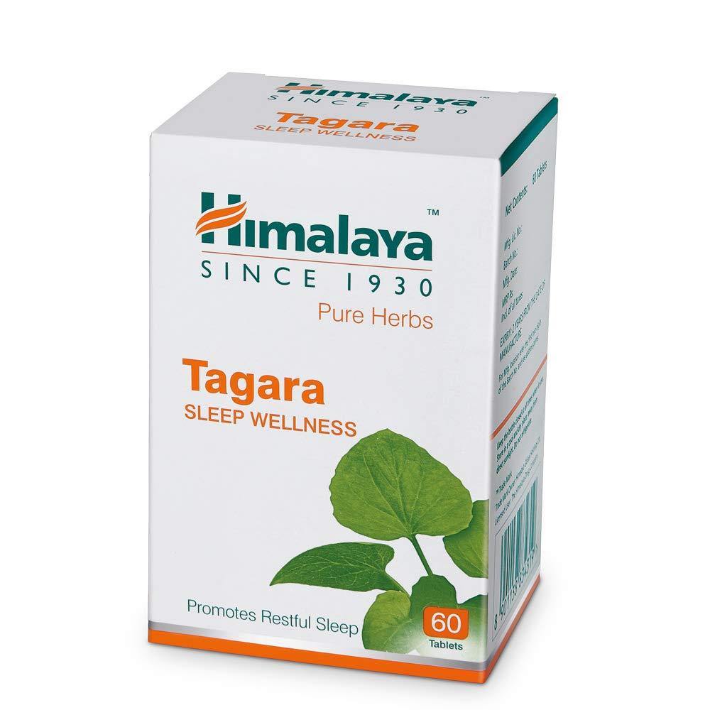 Himalaya Tagara Sleep Wellness Tablets Promotes Restful Sleep 60 Tablets