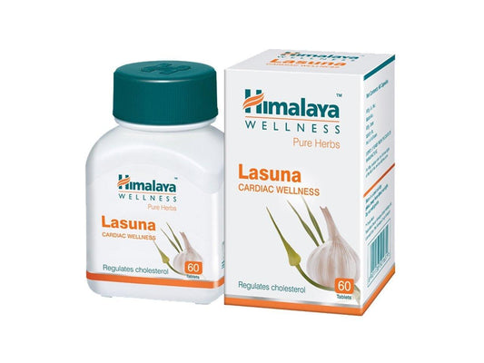 Lasuna Himalaya Garlic Tablets For Cardiac Wellness 60 Tablets