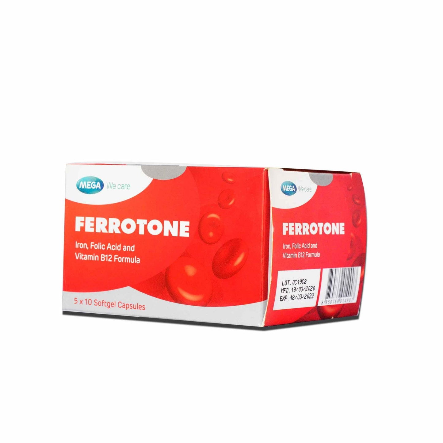 Mega We Care Ferrotone Softgel Capsules