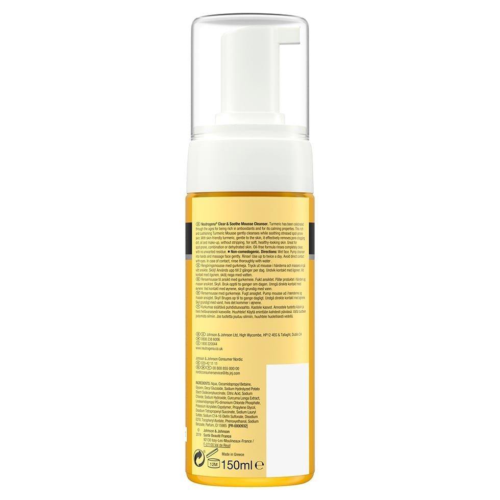 Neutrogena Clear And Soothe Mousse Cleanser