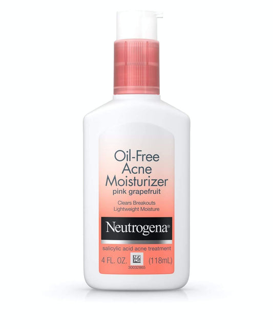 Neutrogena Oil Free Acne Moisturizer Pink Grapefruit
