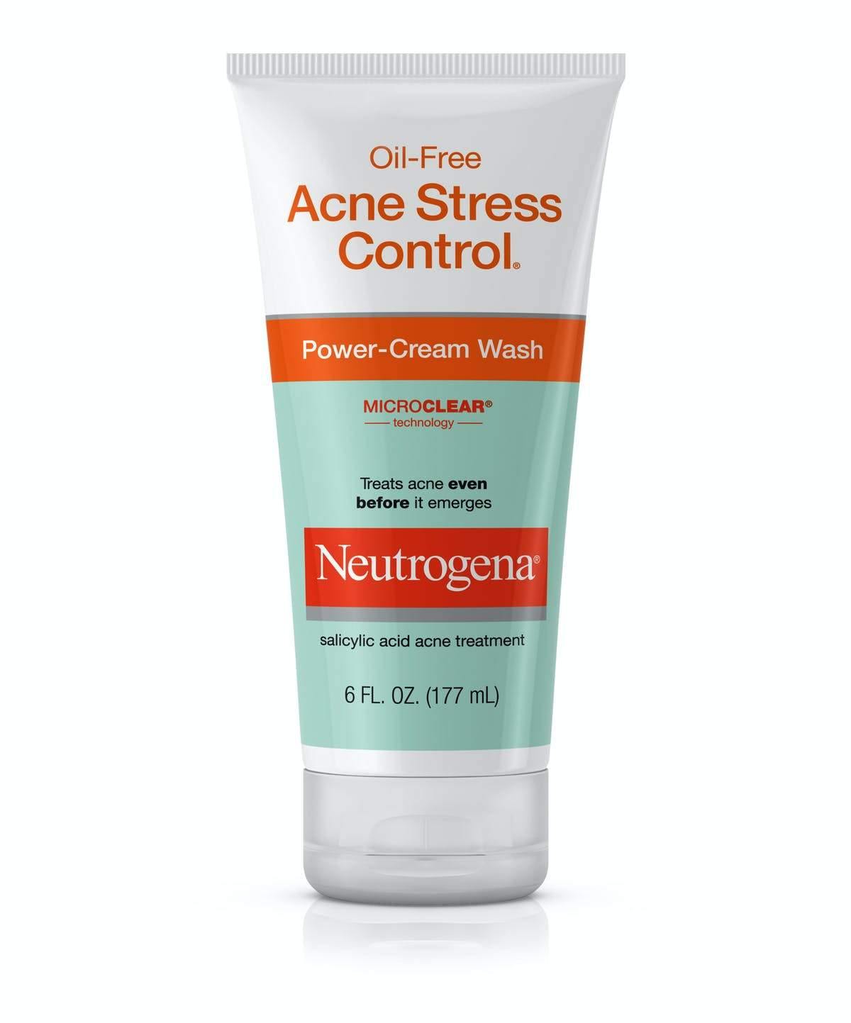 Neutrogena Oil Free Acne Stress Control Power Cream Wash
