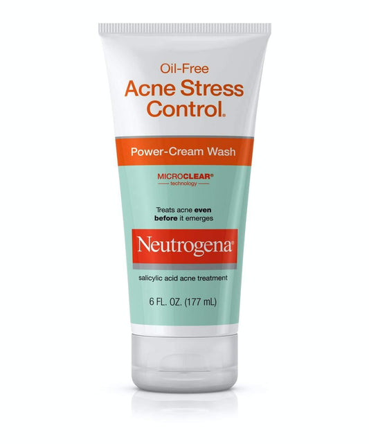 Neutrogena Oil Free Acne Stress Control Power Cream Wash