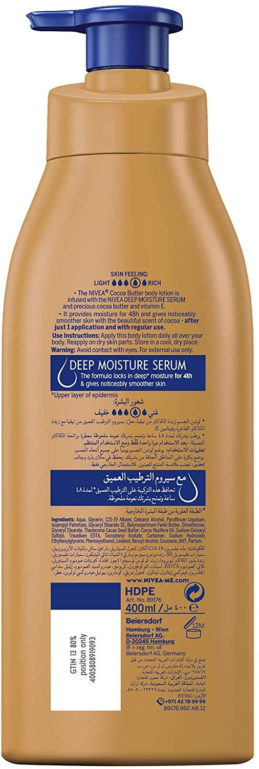 Nivea Body Lotion Nourishing Cocoa