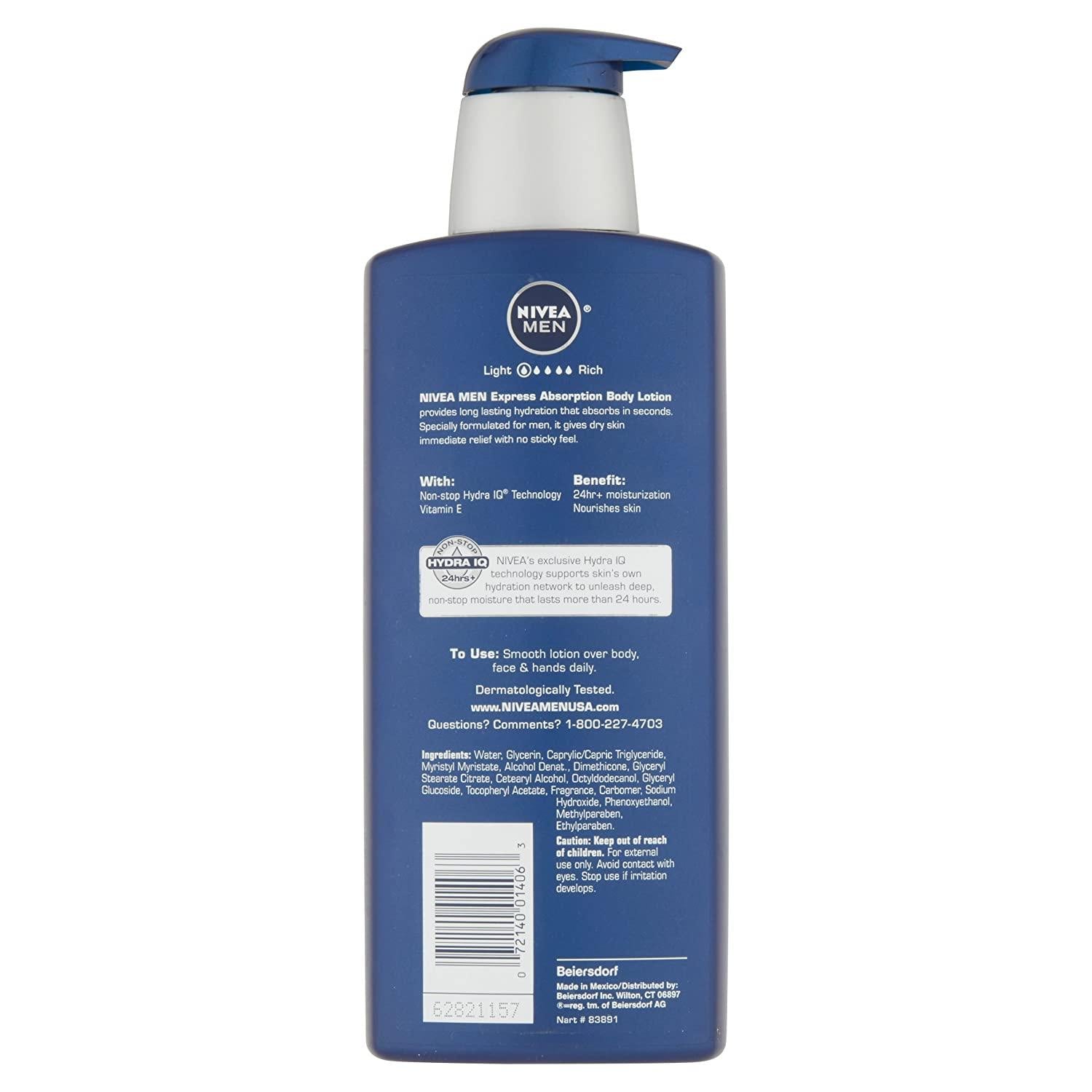 Nivea Express Absorption 3in1 Revitalising Lotion