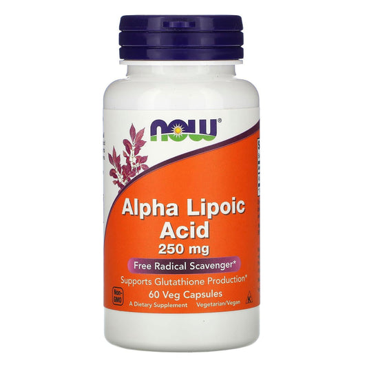 Now Alpha Lipoic Acid 250mg Veg Capsules