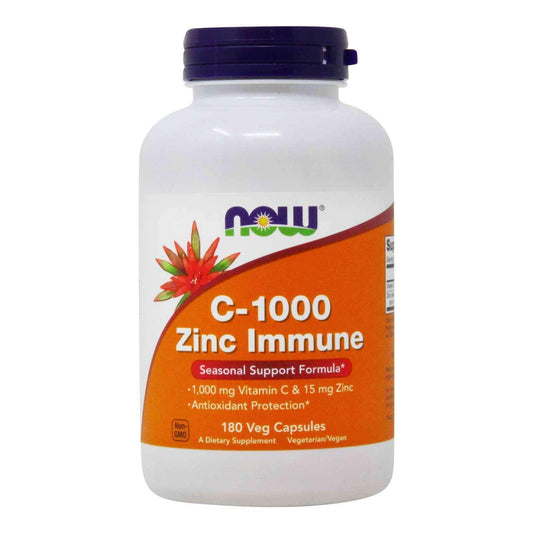 Now C 1000 Zinc Immune Veg Capsules