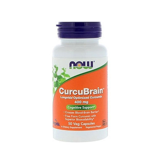 Now Curcubrain 400mg Veg Capsules