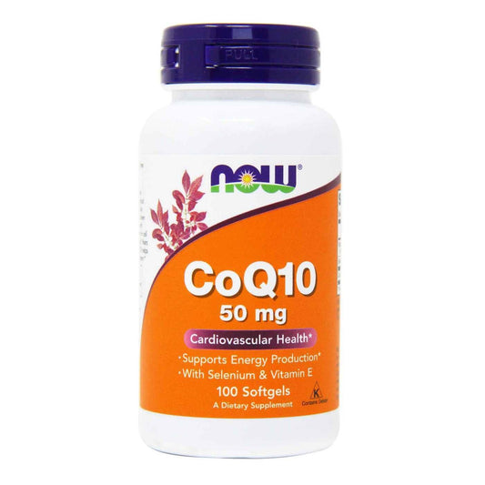 Now Foods Coq10 50mg Softgels