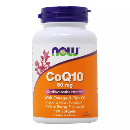 Now Foods Coq10 60mg Softgels