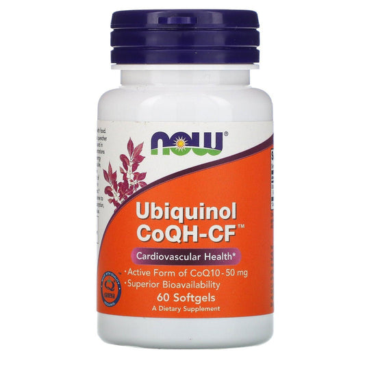 Now Foods Ubiquinol Coqh Cf Softgels