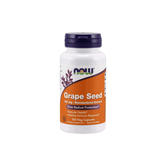 Now Grape Seed 100mg Veg Capsules