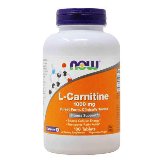 Now L Carnitine 1000mg Tablets