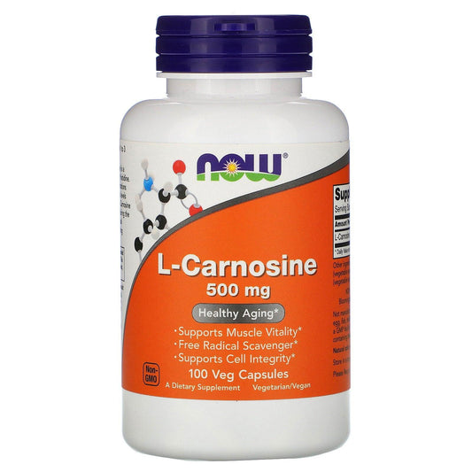 Now L Carnosine 500mg Veg Capsules
