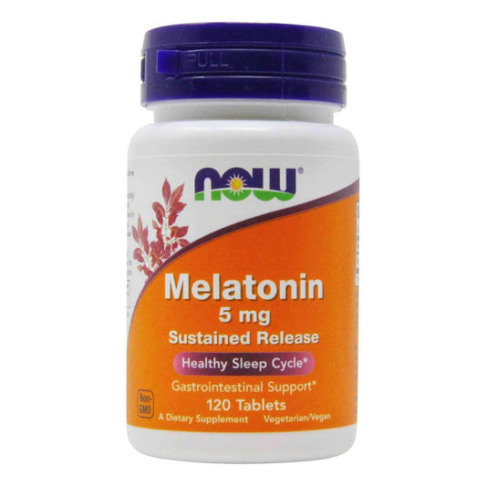 Now Melatonin 5mg Sustained Release Tablets