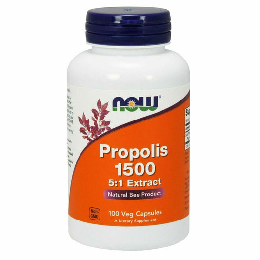 Now Propolis 1500 Veg Capsules