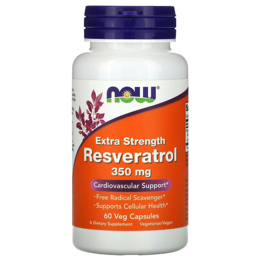 Now Resveratrol 350mg Veg Capsules