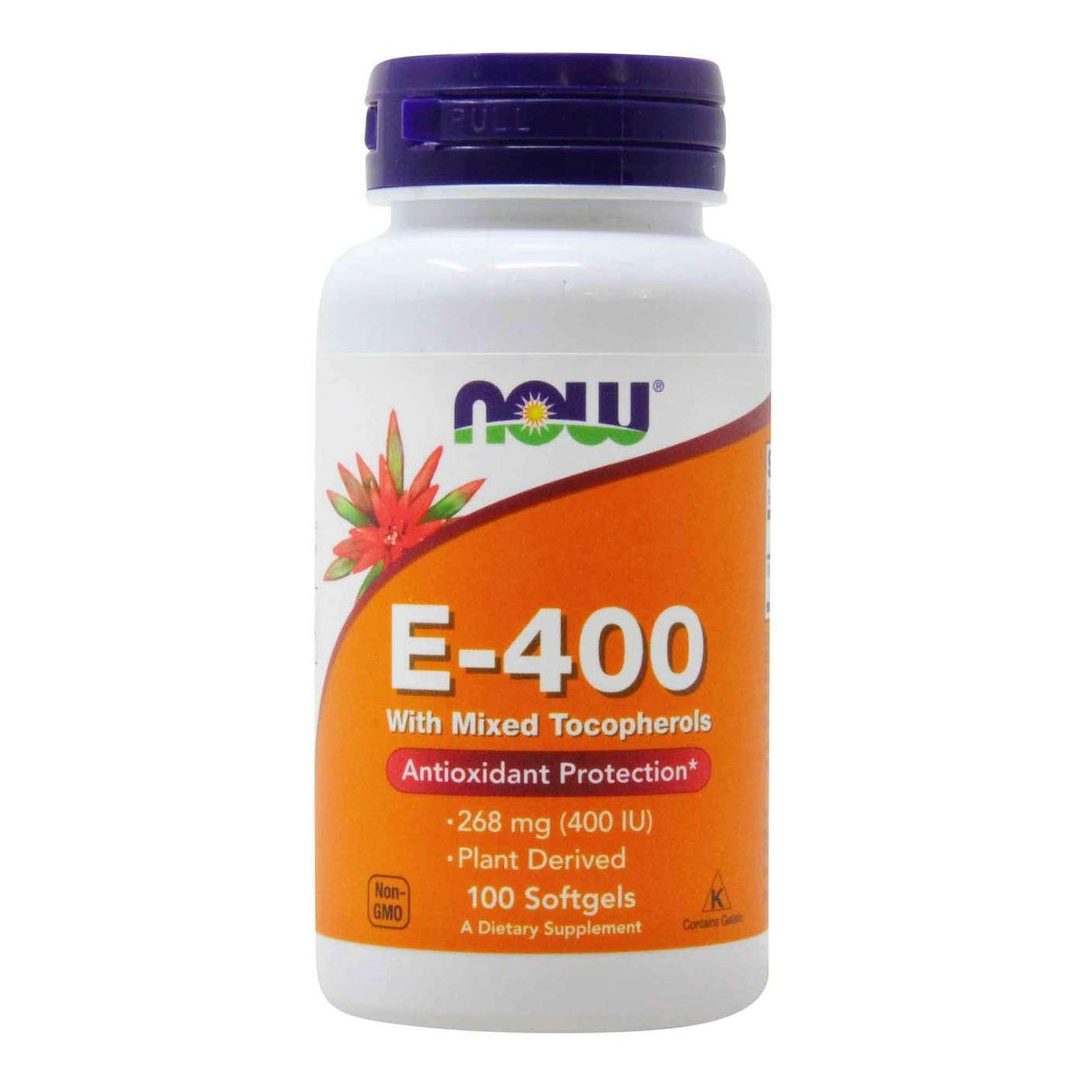 Now Vitamin E 400 With Mixed Tocopherol Softgel