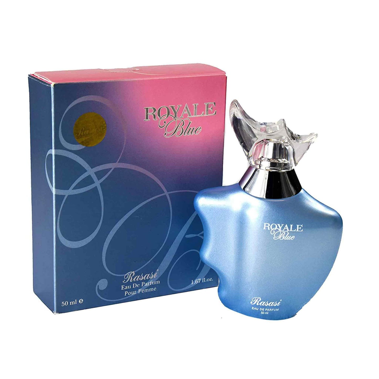 Rasasi Royale Blue Perfume For Women Eau De Parfum 50 Ml 1 7 Oz Attractive Pour Femme Spray