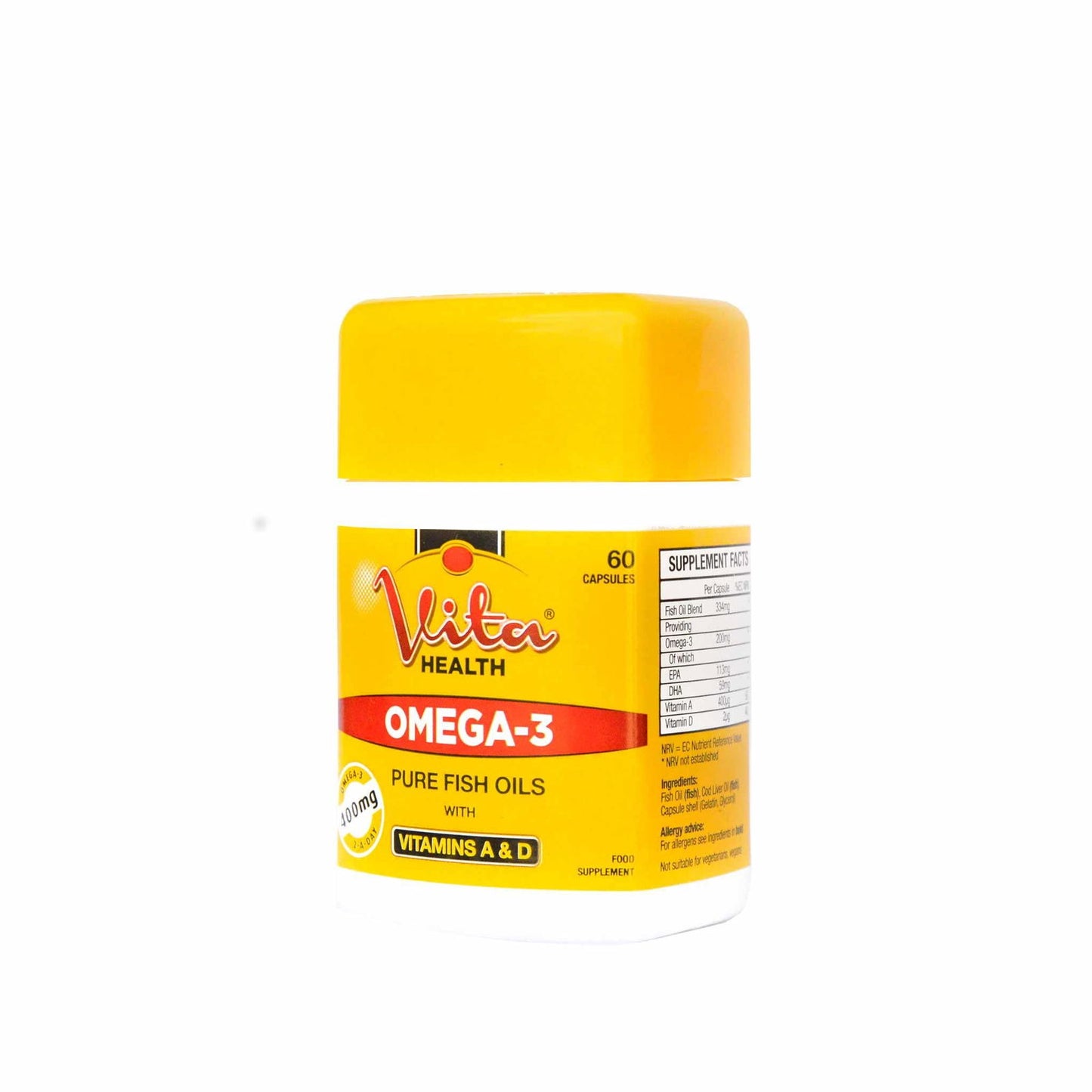 Vita Health Omega 3 Pure Fish Oils 60 Capsules