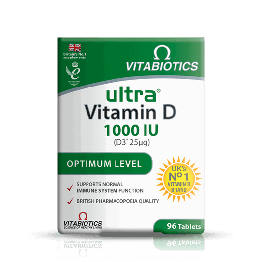 Vitabiotics Ultra Vitamin D 1000iu Optimum Level 96 Tablets