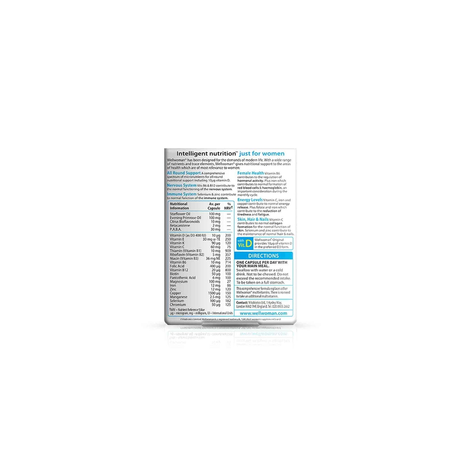 Wellwoman Original By Vitabiotics Women Multivitamins